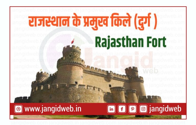 राजस्थान के प्रमुख दुर्ग व किले - Rajasthan ke Durg in Hindi